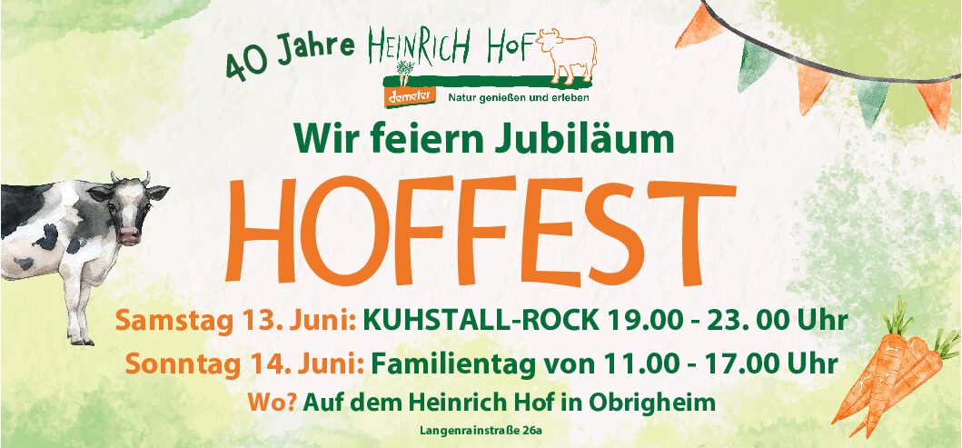 Jubiläums Hoffest